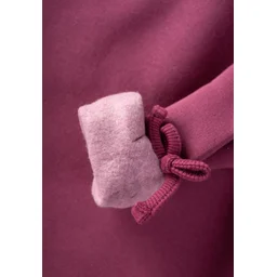 طقم سويت شيرت شتوي مبطن للأطفال 2-8 سنوات - فوشيا Kids' Brushed Fleece Sweatshirt Set 2-8 Years - Fuchsia