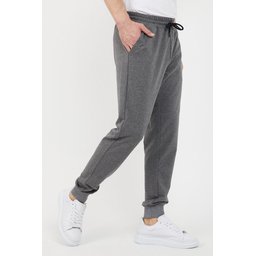 بنطلون رياضي رجالي ANTRASİT بقصة مريحة وجيوب - كحلي Men's ANTRASİT Navy Blue Standard Fit Jogger Pants with Pockets
