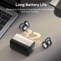 - أسود سماعة مونستر اللاسلكية Monster AirClip AC700 – بتصميم مشبك الأذن Monster AirClip AC700 Wireless Earbuds – Black