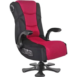 كرسي ألعاب إكس روكر الأرضي (أحمر وأسود) X Rocker Floor Rocker Gaming Chair (Red & Black)