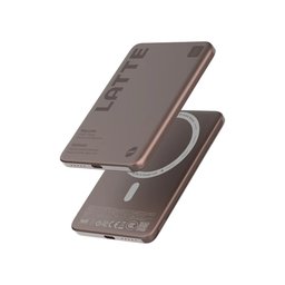 باور بنك المغناطيسي فائق النحافة من Wiwu Mag Latte/Mocha Wi-P085 Wiwu Mag Latte/Mocha Ultra Slim Magnetic Power Bank Wi-P085
