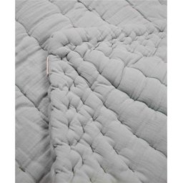 مفرش لعب أطفال بتصميم ورقة شجر من الموسلين Mınt Df - أخضر نعناعي 105x80 سم Muslin Leaf Baby Play Mat Mınt Df - Mint Green 105x80 cm