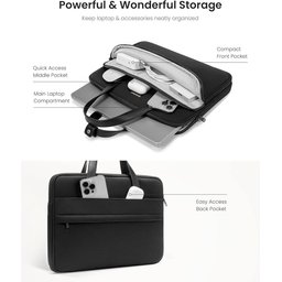 تومتوك - حقيبة لابتوب Versatile-A12 قياس 13.5 انج - اسود Tomtoc Versatile-A12 BagLaptop Handbag 13.5 Inch Black