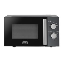 مايكروويف من بلاك+ديكر MZ2015P-B5 حجم 20لتر باللون الرصاصي Black&Decker MZ2015P-B5 20Ltr Solo Microwave Oven - 50Hz/Grey