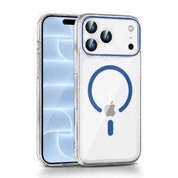 كفر آيفون 18 برو ماكس شفاف كريستالي مع ماك سيف iPhone 18 Pro Max Crystal Clear MagSafe Case