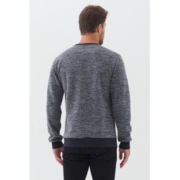 سويتشيرت رجالي أساسي بياقة دائرية وقصة عادية من القطن Men's Basic Crew Neck Cotton Regular Fit Sweatshirt