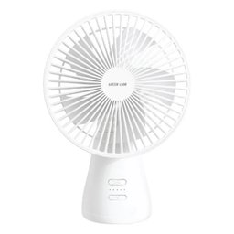 مروحة محمولة قابلة للشحن مع اضاءة وبطارية 2400 ملي امبير FARO Rechargeable Fan