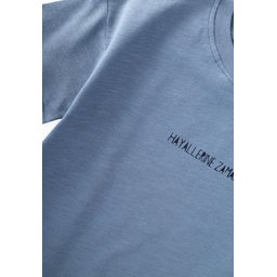 تيشيرت أطفال بطبعة شعار - نيلي (2-10 سنوات) Kids' Slogan Print T-Shirt - Indigo (2-10 Years)