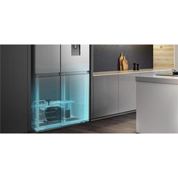 ثلاجة هايسنس بابين متقابلين 637 لتر RS3N668SMI3 Side-by-Side Refrigerator 637L – Inox
