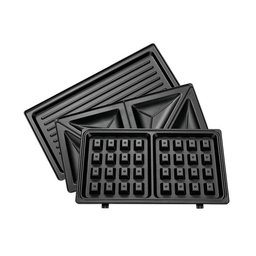 جهاز تحضير الساندويش من بلاك+ديكر TS2130-B5 Black&Decker TS2130-B5 2Slice Sandwich Maker 3 in 1