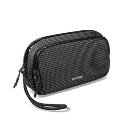 تومتوك - حقيبة ملحقات إلكترونية Light-T12 سعة 1.8 لتر - اسود Tomtoc Light-T12 Electronic Accessory Pouch 1.8L Black Plain