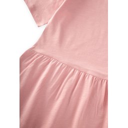 توب تونيك بناتي 100% قطن بلون خوخي للأعمار 5-12 سنة Girls' Tunic Top 100% Cotton Peach Color for Ages 5-12