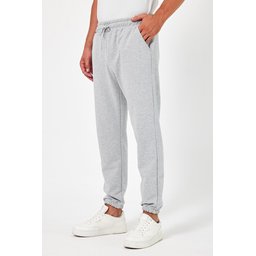 بنطلون رياضي رجالي سميك عبوة من 2 - أسود/رمادي فحمي ورمادي/كحلي Men's Thick Jogger Sweatpants 2-Pack - Black/Anthracite & Grey/Navy