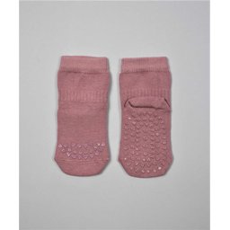 جوارب زحف ومانعة للانزلاق للأطفال 6-24 شهر - لون وردي مجفف Crawling & Anti-Slip Socks for Babies 6-24 Months - Dried Rose