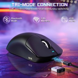 ماوس ألعاب أتاك شارك X8 SE لاسلكي ثلاثي الاتصال وقابل للشحن ATTACK SHARK X8 SE Tri-Mode Wireless Rechargeable Gaming Mouse