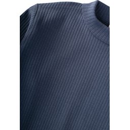تي شيرت مضلع موسمي للأطفال 2-8 سنوات - كحلي Seasonal Ribbed T-Shirt for Kids 2-8 Years - Navy Blue