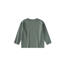 تي شيرت أطفال بيزك موسمي قطن 100% - أخضر كاكي (2-10 سنوات) Kids' Basic Seasonal T-Shirt 100% Cotton - Khaki Green (2-10 Years)