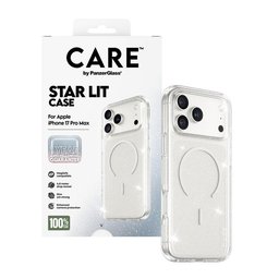 كفر فاخر Urban Explorer Star Lit مع حلقة MagSafe بيضاء للايفون 17 برو ماكس CARE by PanzerGlass® Flagship Case Urban Explorer Star Lit w. White MagSafe iPhone 17 Pro Max