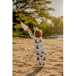 تولوم موسمي بنقشة للأطفال 0-2 سنوات - لون إيكرو Patterned Seasonal Baby Romper 0-2 Years - Ecru