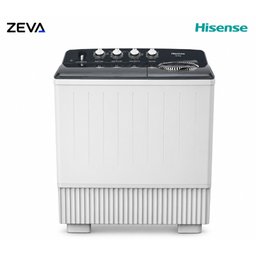 غسالة هايسنس حوضين 14 كيلو مع نشافة 7.5 كيلو و3 برامج غسيل Hisense 14kg Twin Tub Washing Machine with 7.5kg Spin Dryer and 3 Wash Programs