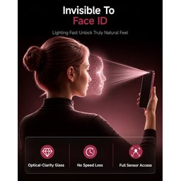 حماية شاشة آيفون 18 برو ماكس بتقنية الخصوصية مع أداة تثبيت iPhone 18 Pro Max Privacy Screen Protector with Installation Kit