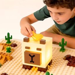 مجسم بيكسل بيت – حيوان أليف بيكسل Pixel House Figurine – Pixel Pet