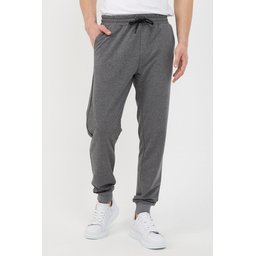 بنطلون رياضي رجالي ANTRASİT بقصة مريحة وجيوب - كحلي Men's ANTRASİT Navy Blue Standard Fit Jogger Pants with Pockets
