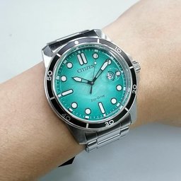 ساعة يدوية سيتيزن  ستانلس ستيل فضي Citizen wristwatch