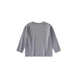 تي شيرت أطفال قطني أساسي موسمي - رمادي غامق (2-10 سنوات) Kids' Basic Seasonal Cotton T-Shirt - Dark Grey (2-10 Years)