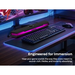 ساوند بار مونستر S330 صوت ستيريو عالي الدقة – أسود Monster S330 HiFi Stereo Sound Computer Speaker - Black