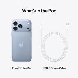 موبايل ابل Apple ايفون iPhone 18 Pro Max بسعة 256GB – واحد سيم - شريحه فعليه - ثلجي Apple iPhone 18 Pro Max - 256GB - 1-SIM - Glacier
