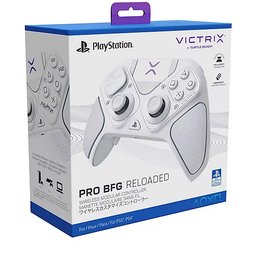 يد تحكم الألعاب اللاسلكية PDP فيكتريكس برو BFG لأجهزة PS5 وPS4 والكمبيوتر – أبيض وأسود PDP Victrix Pro BFG Wireless Controller for PS5 / PC (White & Black)