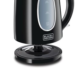 غلاية من بلاك+ديكر JC69-B5 حجم 1.7 لتر من البلاستك باللون الاسود Black&Decker JC69-B5 1.7L Plastic kettle