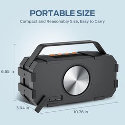 مكبر صوت بلوتوث محمول BUGANi M90 بوغاني Bugani M90 Portable Bluetooth Speaker Black