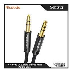كابل بيانات شفاف من النوع C إلى LTG بخاصية إيقاف التشغيل التلقائي من MC بطول 1.2 متر، أسود MC Audio Cable DC3.5 Male to Male 1.2m Black