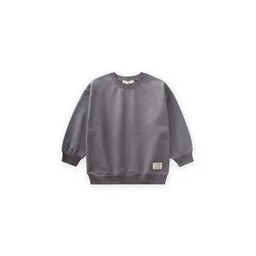 سويتشيرت أطفال قطن رمادي - 2-12 سنة Kids' Cotton Sweatshirt - Grey - 2-12 Years
