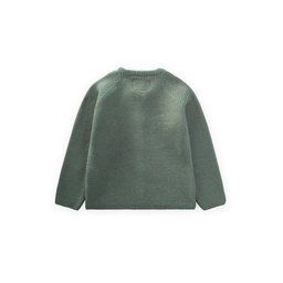 Links سترة تريكو للأطفال 1-8 سنوات - أخضر كاكي Links Knitted Cardigan for Kids 1-8 Years - Khaki Green