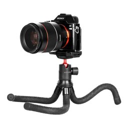 بورودو حامل هاتف ثلاثي للطاولة قابل للتدوير 360 درجة Porodo Table Tripod with 360 Degree Phone Holder Stand