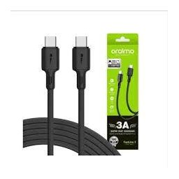 كابل بيانات Oraimo FastLine 2 من C إلى C بقوة 60 واط بطول 1.5 متر Oraimo FastLine 2 Data Cable C TO C 60W 1.5M