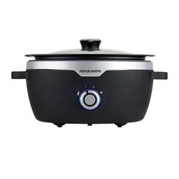 قدر طهي بطيء كهربائي آرثر مارتن 3.5 لتر – أسود Arthur Martin 3.5L Electric Slow Cooker – AMP166