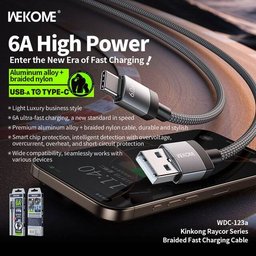 كيبل ويكوم WDC-123I من USB-A إلى لايتنينغ للآيفون Wekome WDC-123I USB-A to iPhone Lightning Cable