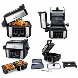 قلايه هوائية وشواية 4*1 امبليوم air fryer
