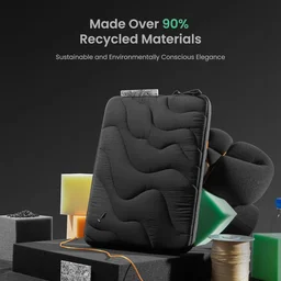 تومتوك - حافظة لابتوب Terra-A27 قياس 15 انج - اسود Tomtoc Terra-A27 Laptop Sleeve 15 Inch Lavascape
