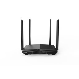راوتر تندا AC6 لاسلكي ثنائي النطاق AC1200 بسرعة 1200Mbps مع 4 هوائيات خارجية بقوة 5dBi وتقنية Wi-Fi 5 Tenda AC6 AC1200 Dual-Band WiFi Router 1200Mbps with 4 External 5dBi Antennas