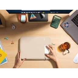 تومتوك - حقيبة لابتوب Defender-A13 مقاس 14 انج - لون بيج Tomtoc Defender-A13 Laptop Sleeve Nature Sand 14 inch (حقيبة لابتوب)