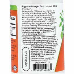اشواغاندا 450 ملغ – مستخلص الأشواغاندا، 90 كبسولة نباتية من ناو فودز Ashwagandha, Standardized Extract, 450 mg, 90 Veg Capsules