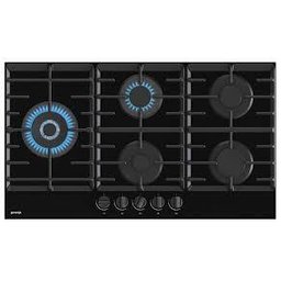 طباخ غازي بلت إن جورنج 90 سم مع 5 شعلات وشعلة Wok قوية Gorenje 90cm Built-In Gas Hob with 5 Burners & Powerful Wok Burner