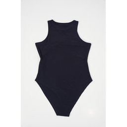 بودي نسائي ساندي بياقة رسن وأزرار كبس - كحلي Women's Halter Neck Snap-Button Sandy Bodysuit - Navy Blue
