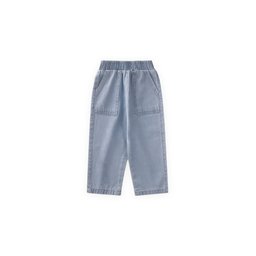 بنطلون جينز للأطفال 2-8 سنوات - أزرق ثلجي Kids' Denim Jeans 2-8 Years - Ice Blue