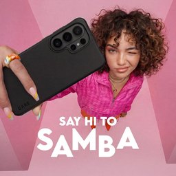 كفر جهاز Samsung Galaxy S26 Ultra باللون الأسود بتصميم Samba مع دعم الشحن اللاسلكي Qi Case - CARE Fashionable Case Samba Black w. QI Samsung New Galaxy S 2026 Ultra